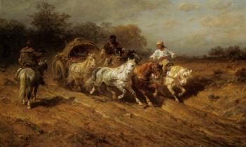 阿道夫 施賴爾 A Wallachian Caravan on the Open Road 阿道夫 施賴爾 A Wallachian Caravan on the Open Road
